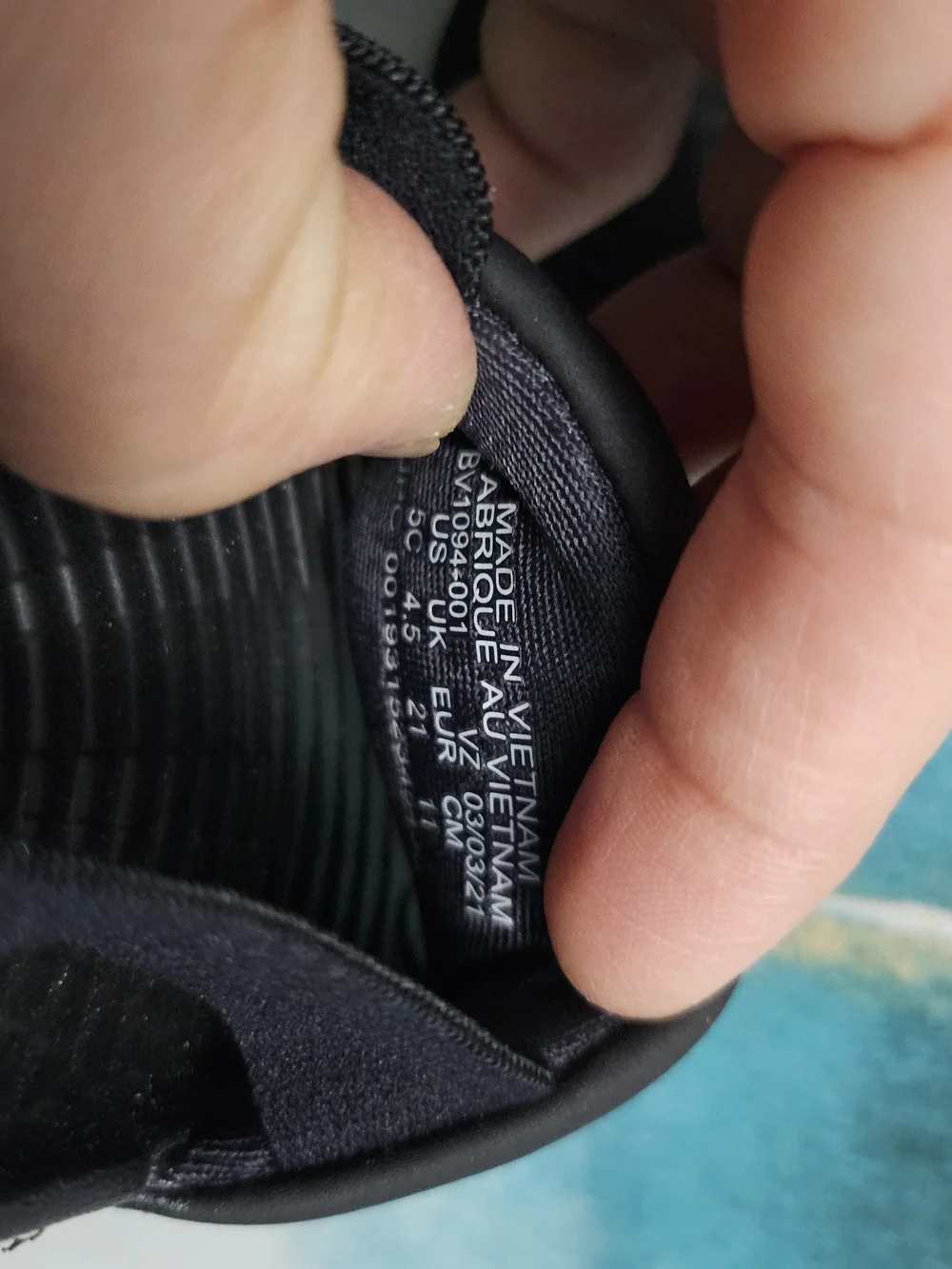 Nike Black Slide Sandals with White Swoosh